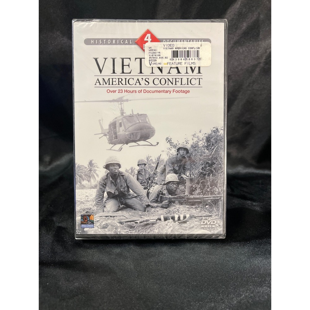 Vietnam America's Conflict 4 DVD Set Entertainment Historical Document‎